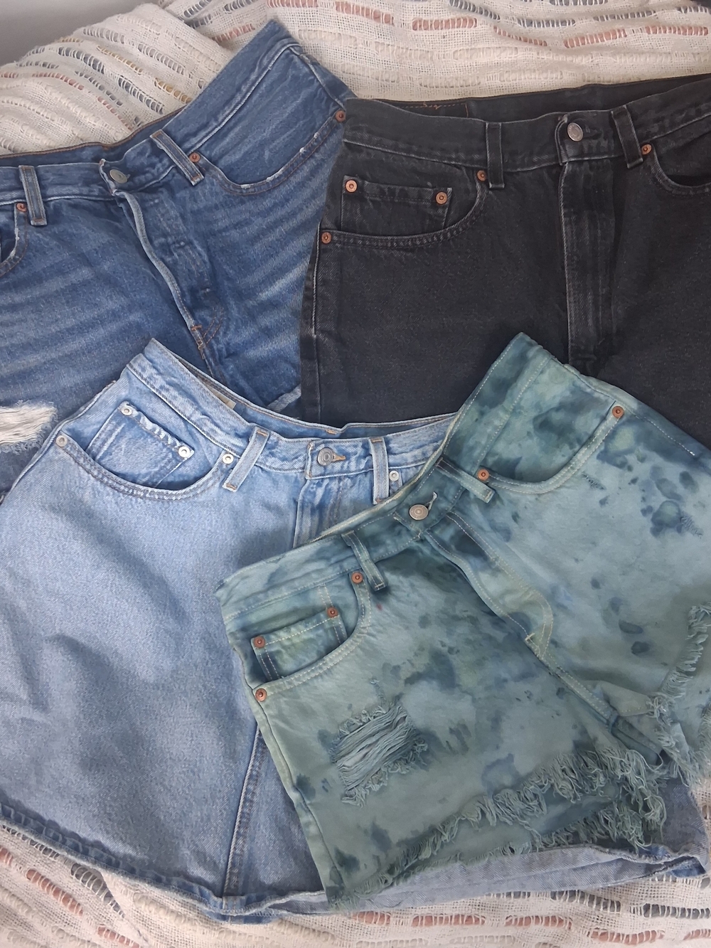 Women's Levis Denim Bundle - 4 Piece Mixed Wash Bundle